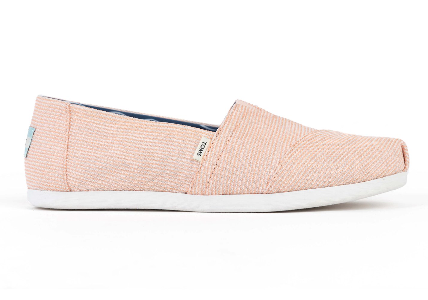 Toms Espadryle Damskie Różowe - Alpargata Repreve Our Ocean® - 76MUDHLYK